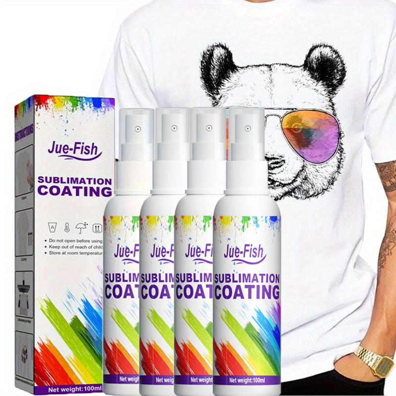 

4pcs Multi Coating Spray Sublimation Coating Spray Fastness And Good Color Transmission Effect