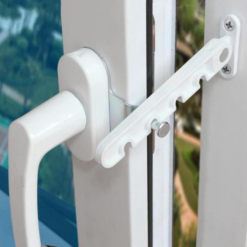 3pcs Windproof Support Fixator Hook Lock for Doors & Windows