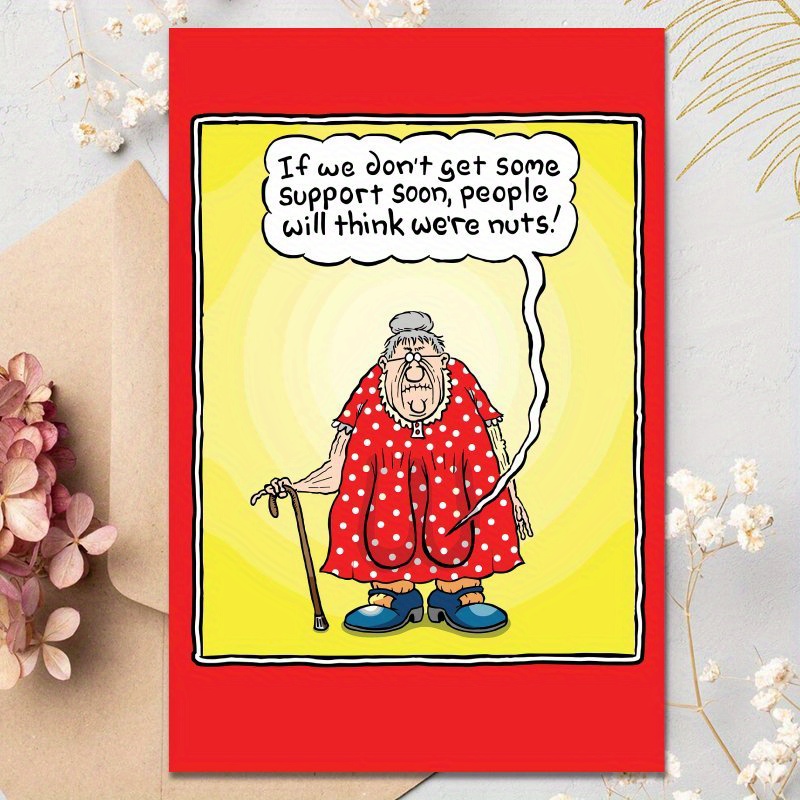 

Hilarious Birthday Card - Perfect Gift For Christmas, Thanksgiving & Halloween | Unique For Men, Women, Sisters, Brothers & Spouses | No Batteries Required | High-quality Paper