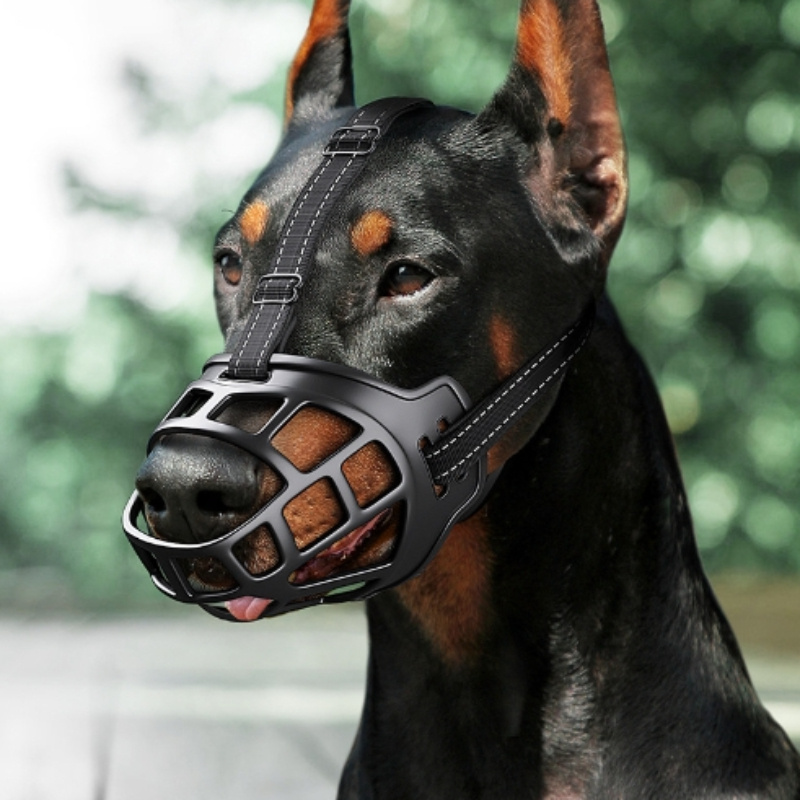 Adjustable Dog Muzzle - Anti-Bite, Anti-Barking, Anti-Eating, Durable Pet Mouth Cover for Large, Medium, Small Dogs - Pet Supplies