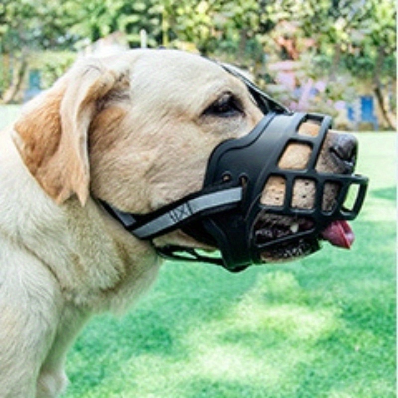 adjustable dog muzzle anti bite anti barking anti eating Temu