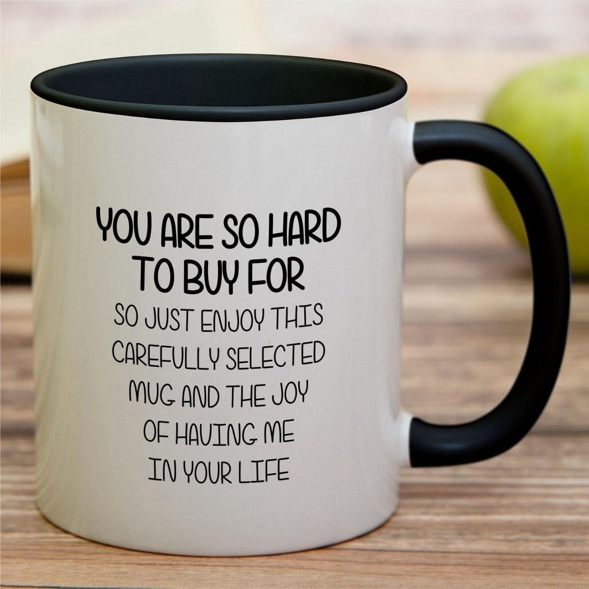 

Funny Mug - You Are So Hard To Buy For Enjoy This Mug And The Joy 11 Oz Ceramic Coffee Mugs - Sarcasm, Sarcastic, Inspirational Birthday Gifts For Friends, Coworkers, Siblings, Dad, Mom