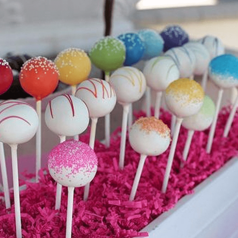 

100pcs Vibrant & Safe Plastic Lollipop Sticks - Diy Cake Pops, Chocolates & Candies - 4-inch Length, 3.5mm Diameter Baking Accessories, Cake Pop Supplies