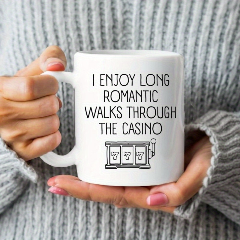 

1pc I Enjoy Long Romantic Walks Through The Gift Mug, Regular Gift For Him And Her, Great Gift For Couples That Love The