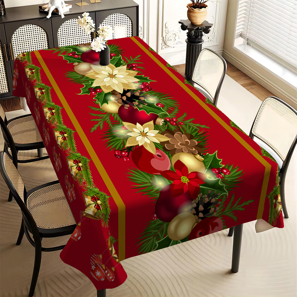 

Christmas- Tablecloth - & , For , Parties, Dining, Weddings &