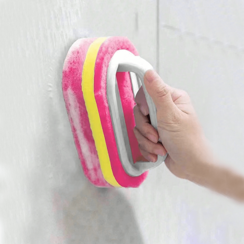 

Magic Sponge For - Non-electric, Multi-surface Cleaner For Kitchen & Bathroom - Glass, Walls, Toilets & Ceramics! Essential Pink Cleaning Tool