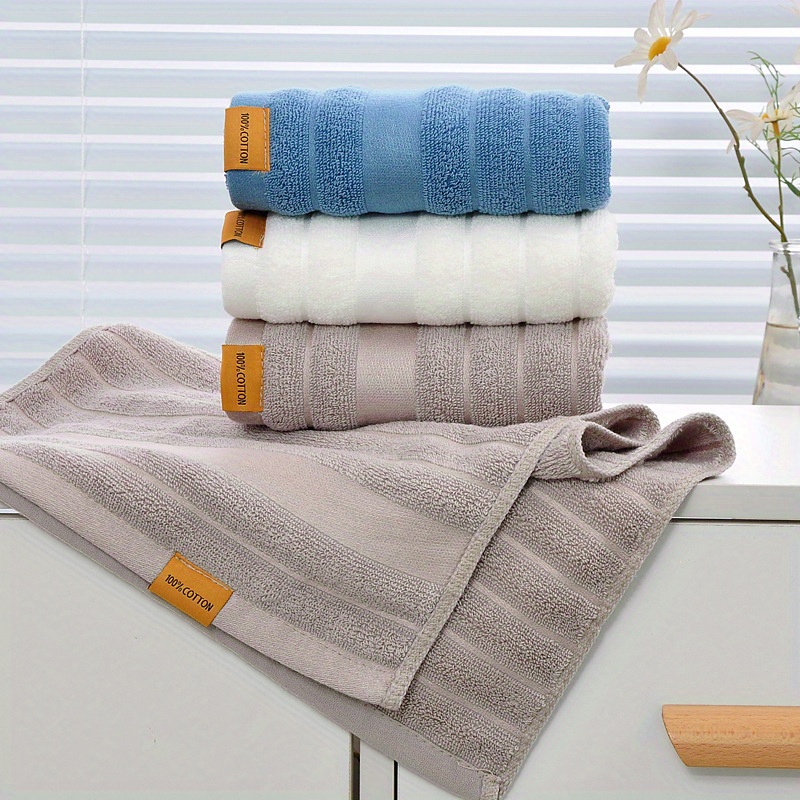 

3 Towel Set, And -drying Towel, And - Bath Towel, Suitable For Bathroom, Bathroom Size 34*75cm