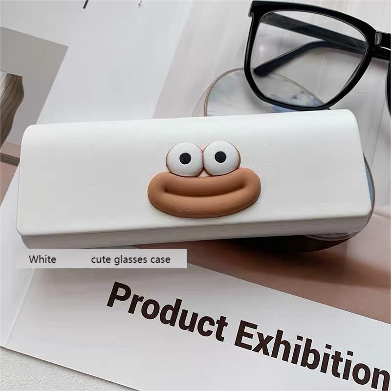 chic sausage mouth design glasses case elegant   leather fashion accessory perfect gift for holidays best for christmas   thanksgiving details 1