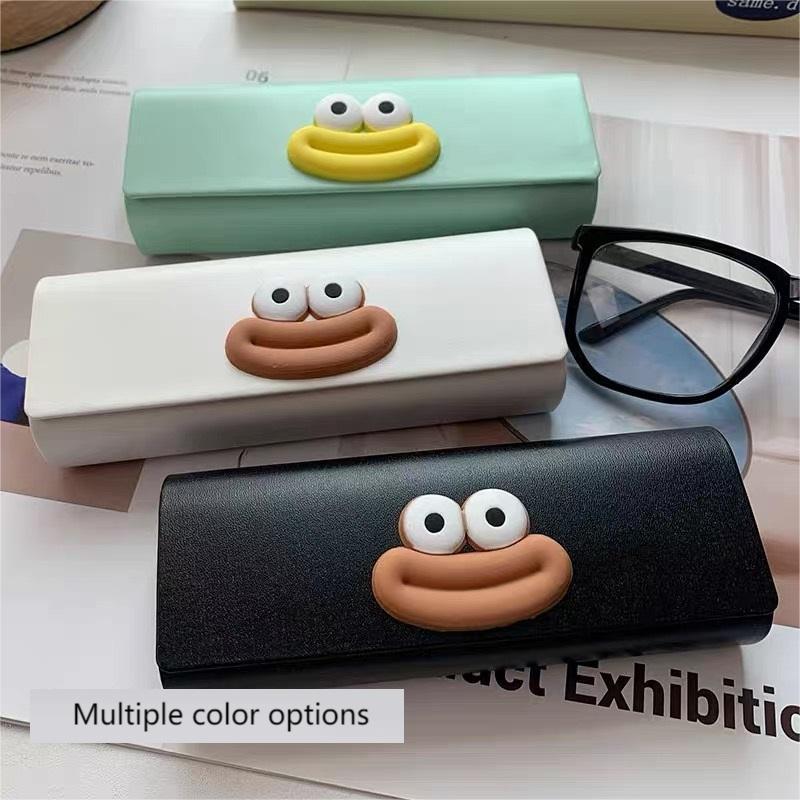 chic sausage mouth design glasses case elegant   leather fashion accessory perfect gift for holidays best for christmas   thanksgiving details 2