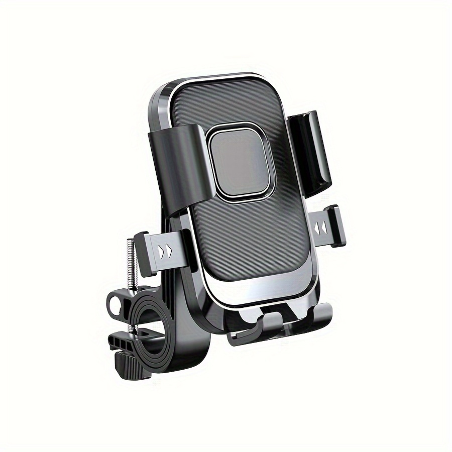 TEMU & Phone Holder Mount, -vibration -shake Gps Navigation Clamp For Handlebar Or Rearview , Universal & Handlebar Mount- Abs Material, Compatible Various Models