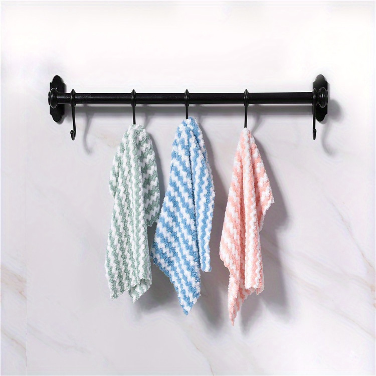 10pcs ultra   velvet kitchen towels oil shed resistant super absorbent dishcloths for cleaning and drying details 5