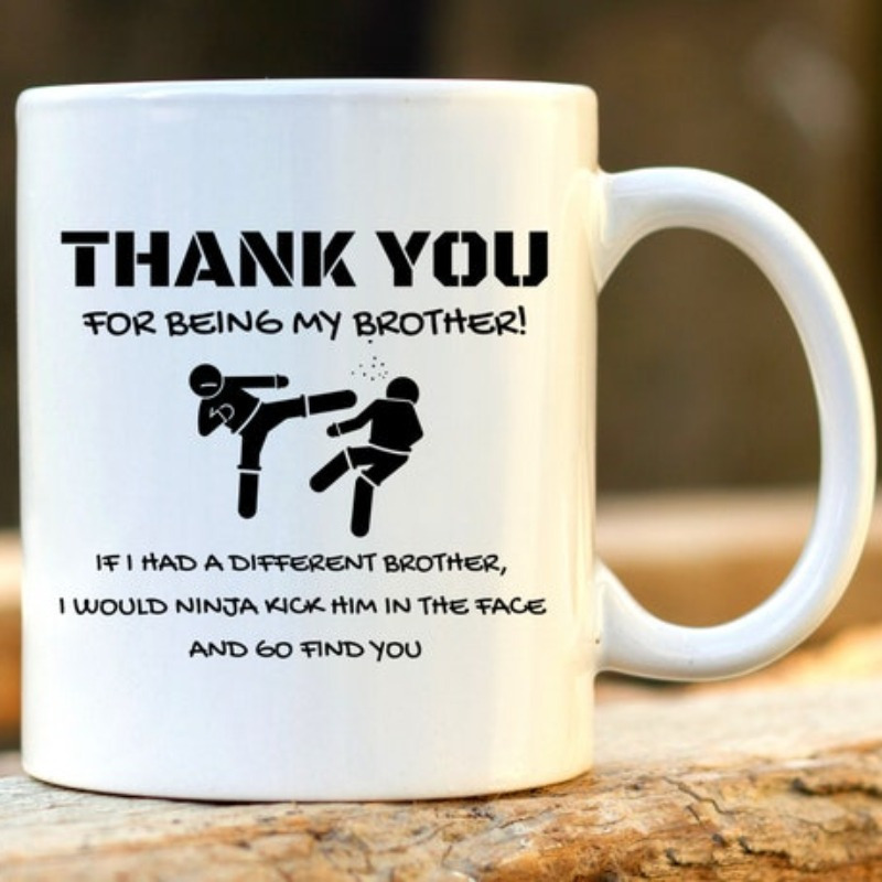 

1pc Brother Gift. Gifts For Brother. Brother Birthday Gift. Brother Gifts. Funny Brother Gifts. Best Brother Mug.