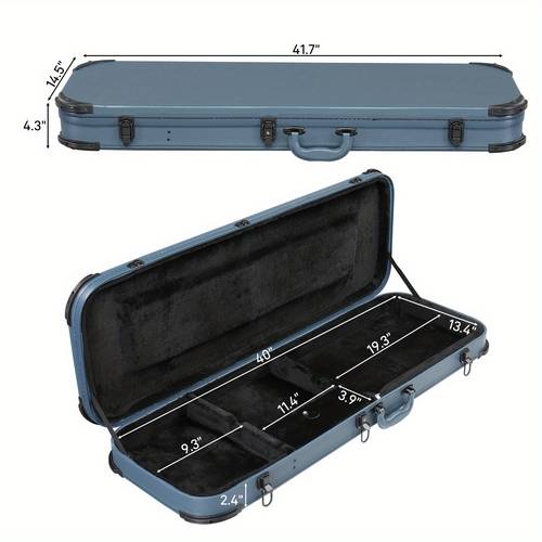 leather electric guitar case with protective sleeve fits st tl burning fire 170 models durable hard shell with plush interior accessory storage
