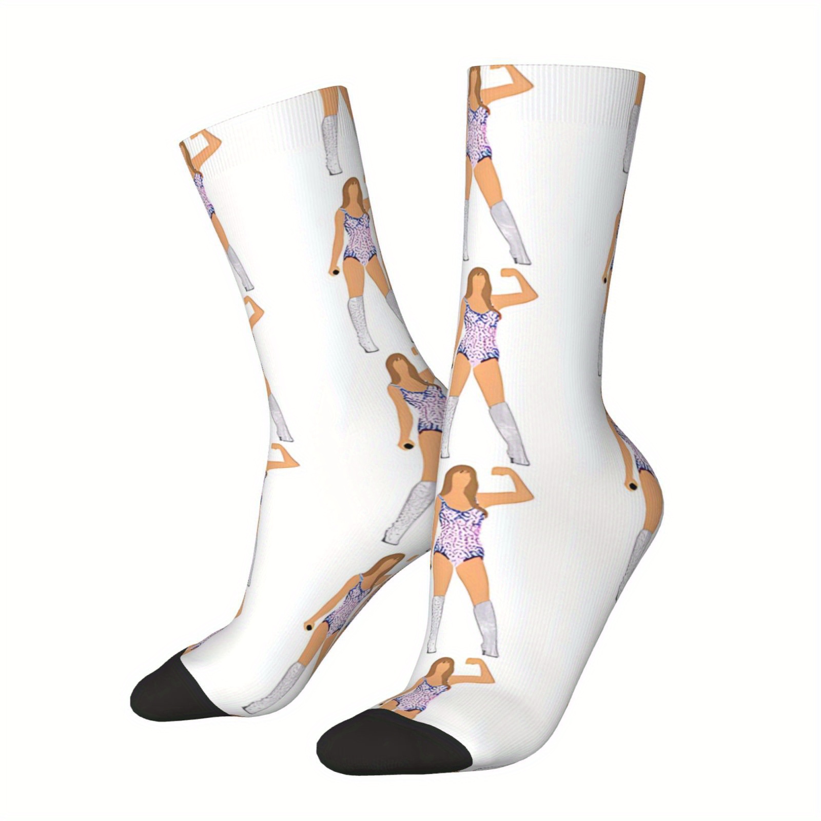 

Ts-inspired Hip Hop Socks, Seamless, Fun Novelty Socks For