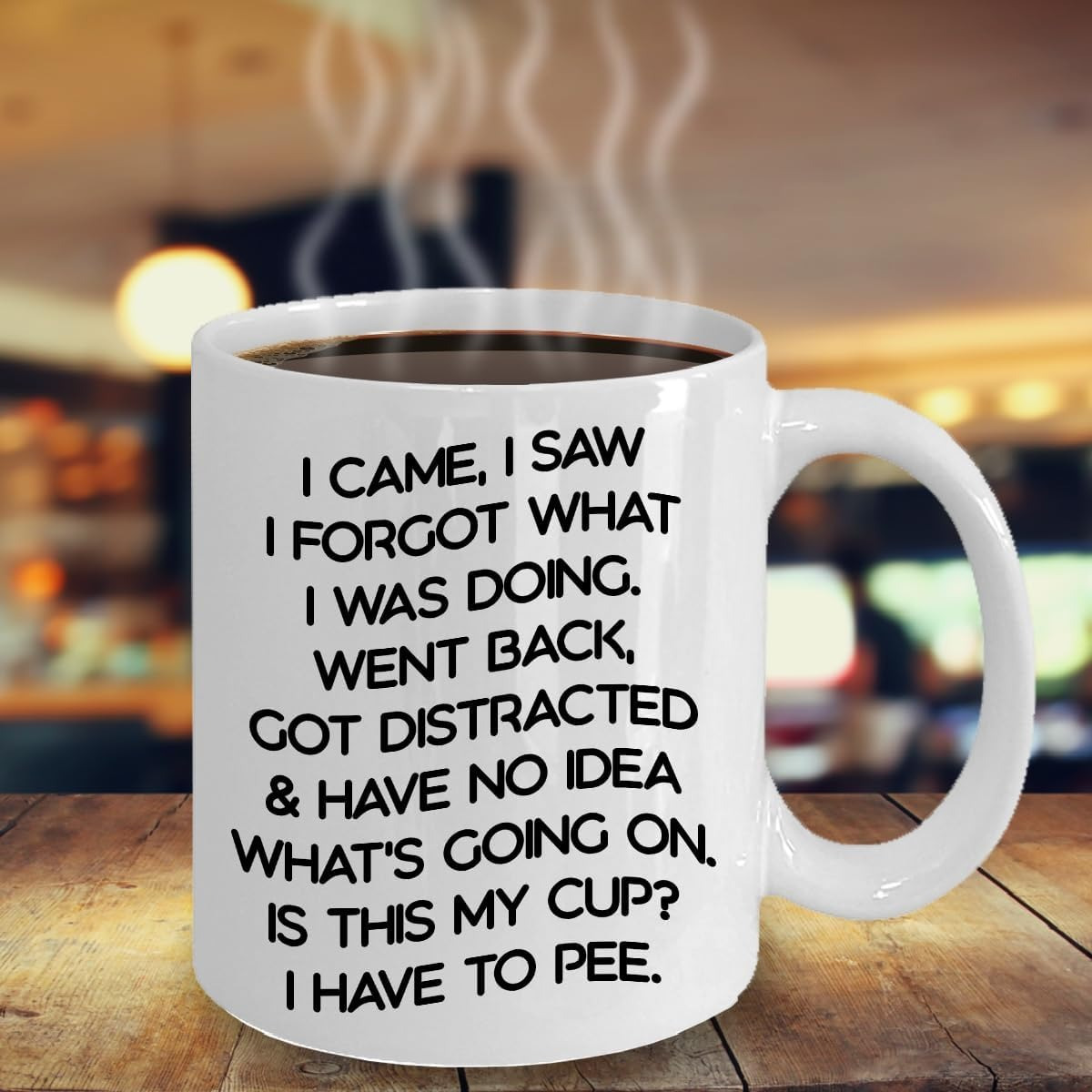 

11oz Mug I I Saw I Forgot What I Was - Perfect For Elderly Grandma, , Mom Or Dad - Ideal For Day Or Fathers Day