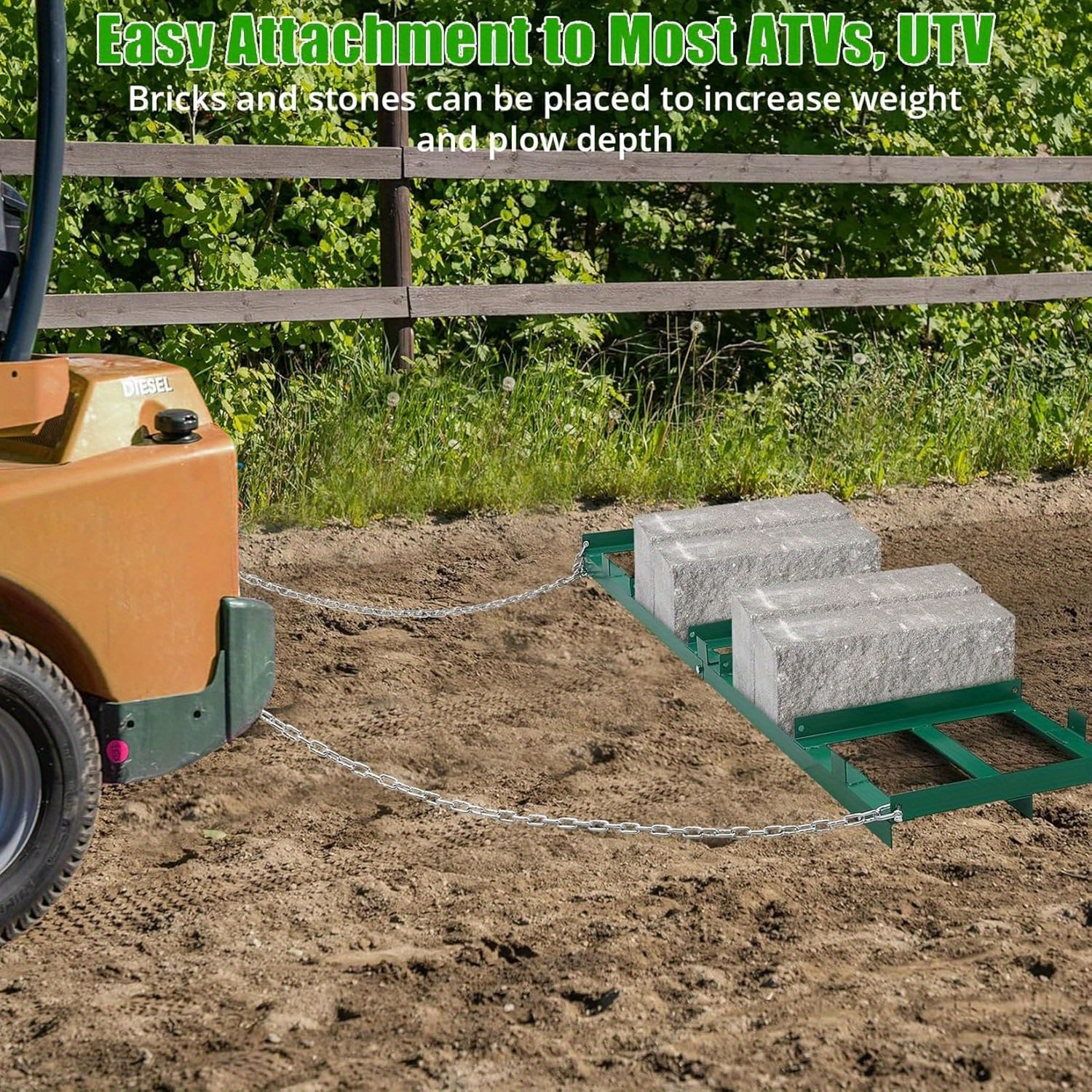 Drag Harrow Drag Gravel Heavy Duty Temu