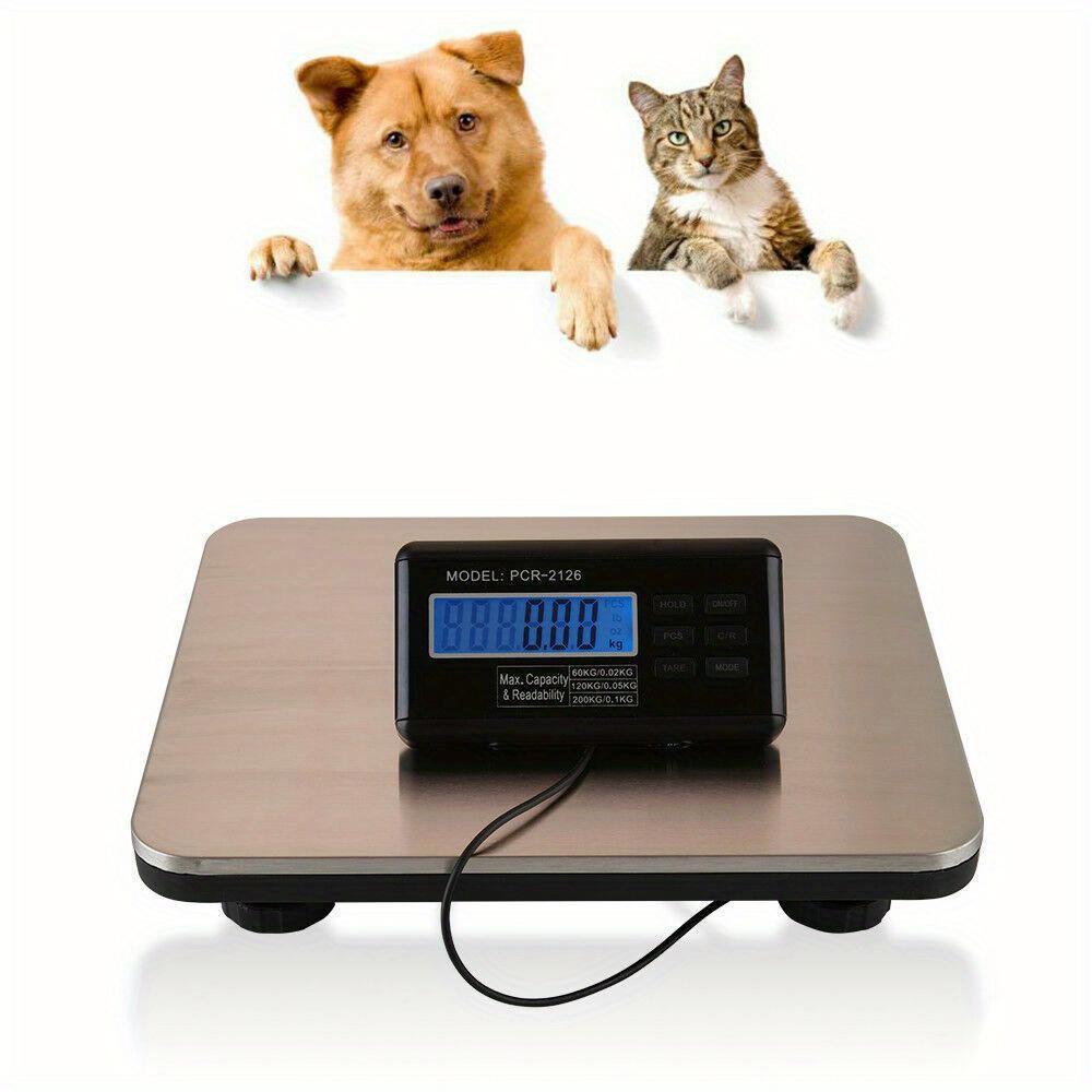 

Lcd Floor Bench Scale Postal Platform Shipping 300kg 660lbs Weight