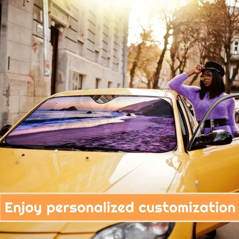 Auto Sun Shade Fold-able Visor For Car Truck SUV Windshield UV Protection - Foto 8