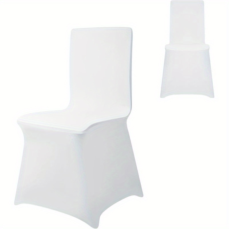 

Chair Covers White Stretch Chair Cover Universal Covers For Chairs Modern Chair Covers Washable Chair Covers Chair Cover Decoration For Wedding Parties Celebrations Birthday Parties