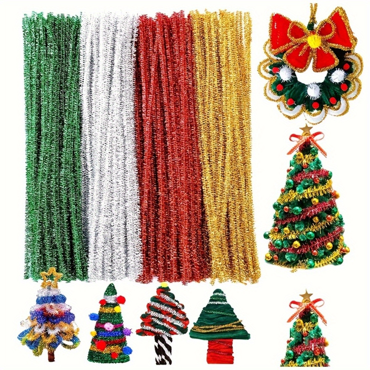 

Pcs Twist , Cleaners For Diy Christmas , Wreaths, And Ornaments