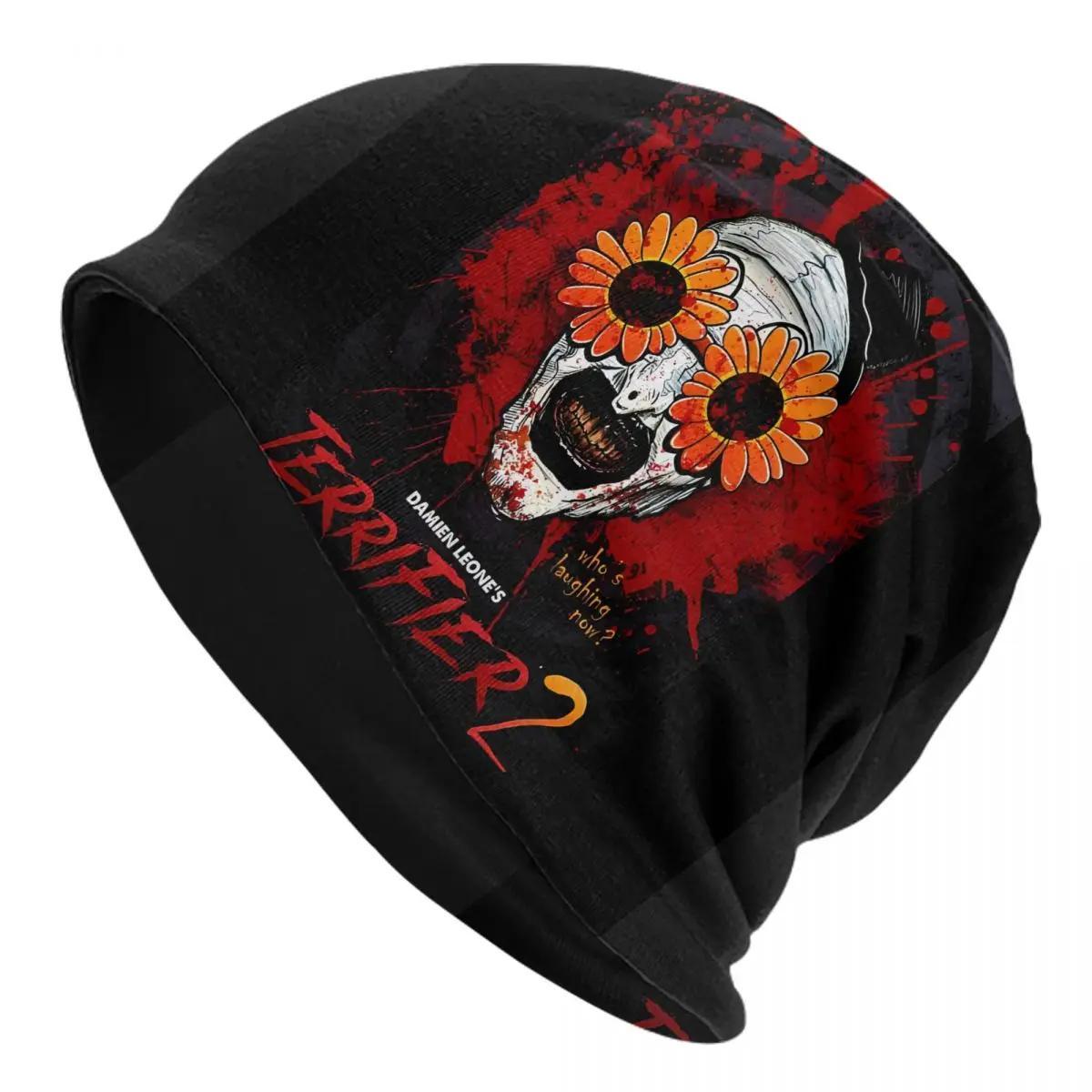 

Vintage 2 Skull Beanies - 100% Polyester, 20% Spandex, Woven Fabric, Slip-on Skullcap With Floral Design