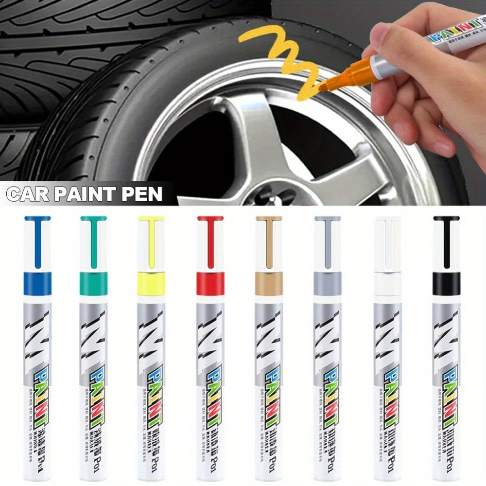 

Auto Scratch Repair Pen - Touch-up Paint Marker For Cars & Tires, Easy Fill Remover Kit For Styling And Care