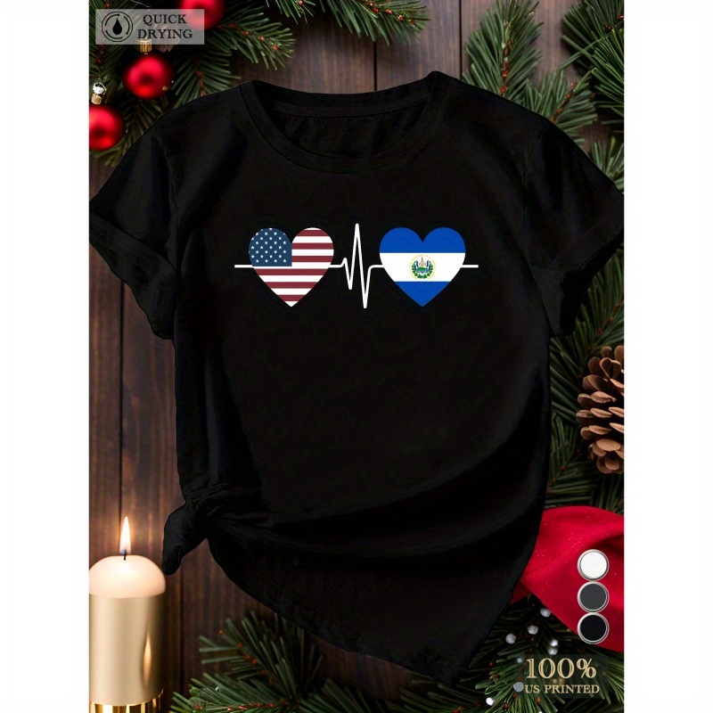 

Flag Country El Salvador Women's T-shirt