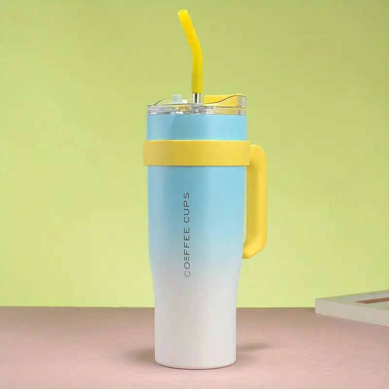 40oz insulated mug 304 steel and lid car cup details 1