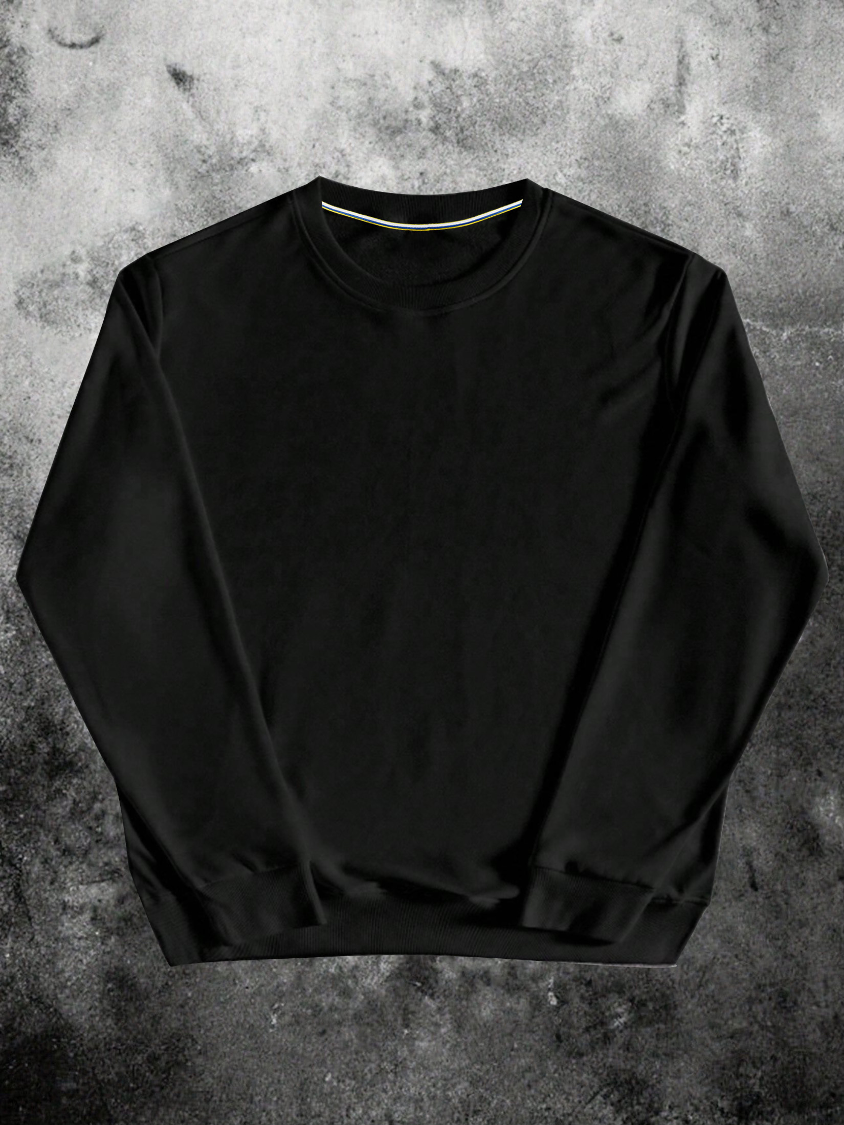 black sweatshirt sold on Temu United States