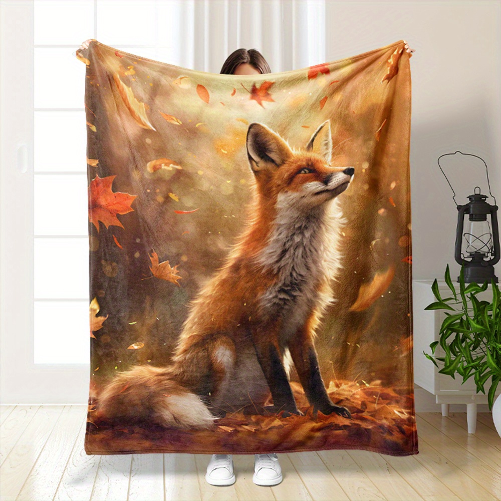 

Fox- Blanket - , & Tear- - For Sofa, Bed, Or