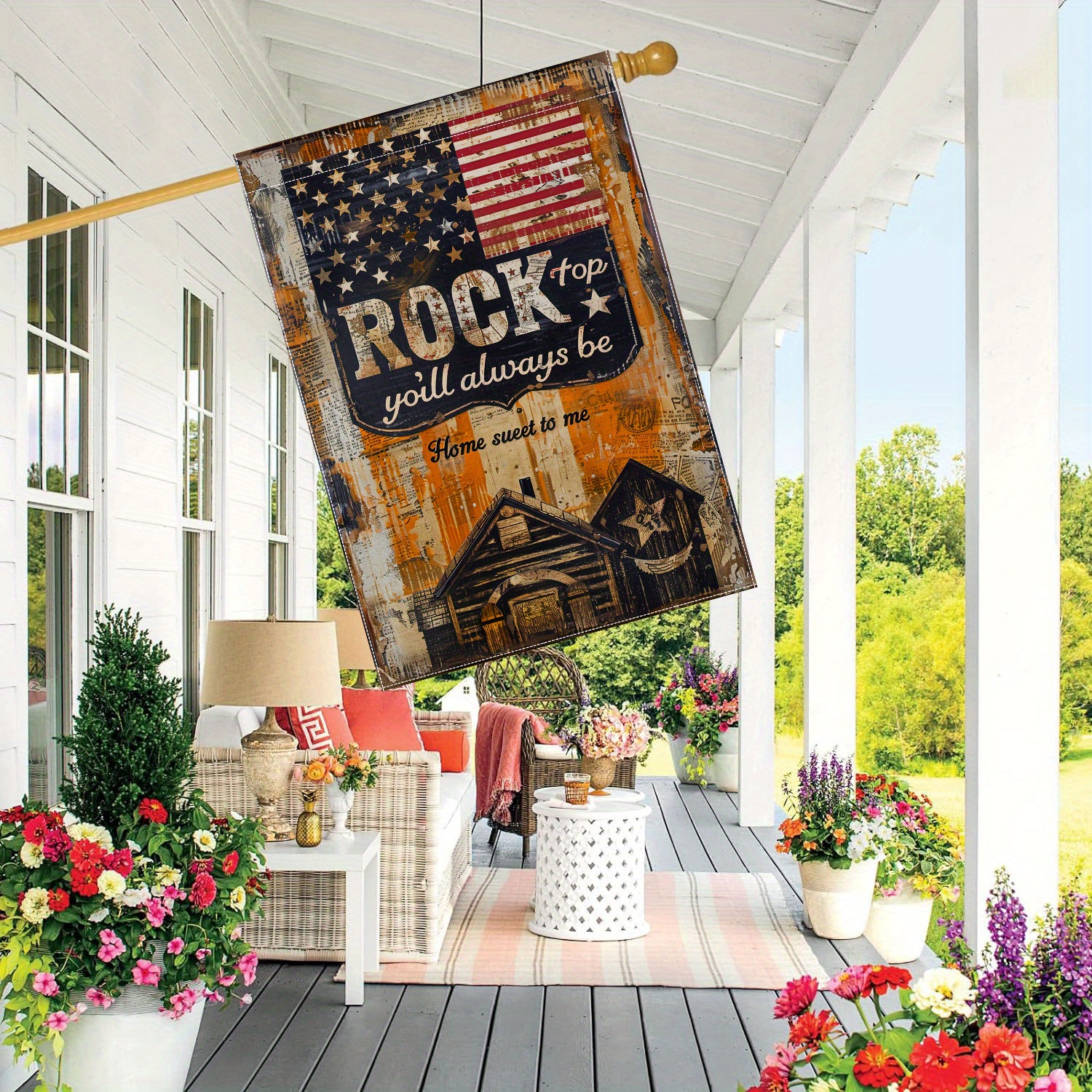 

Tennessee Welcome Garden Flag - 28 X 40 Inches Double-sided Outdoor Decoration - No Electricity Required - Perfect For Your Lawn Or Garden