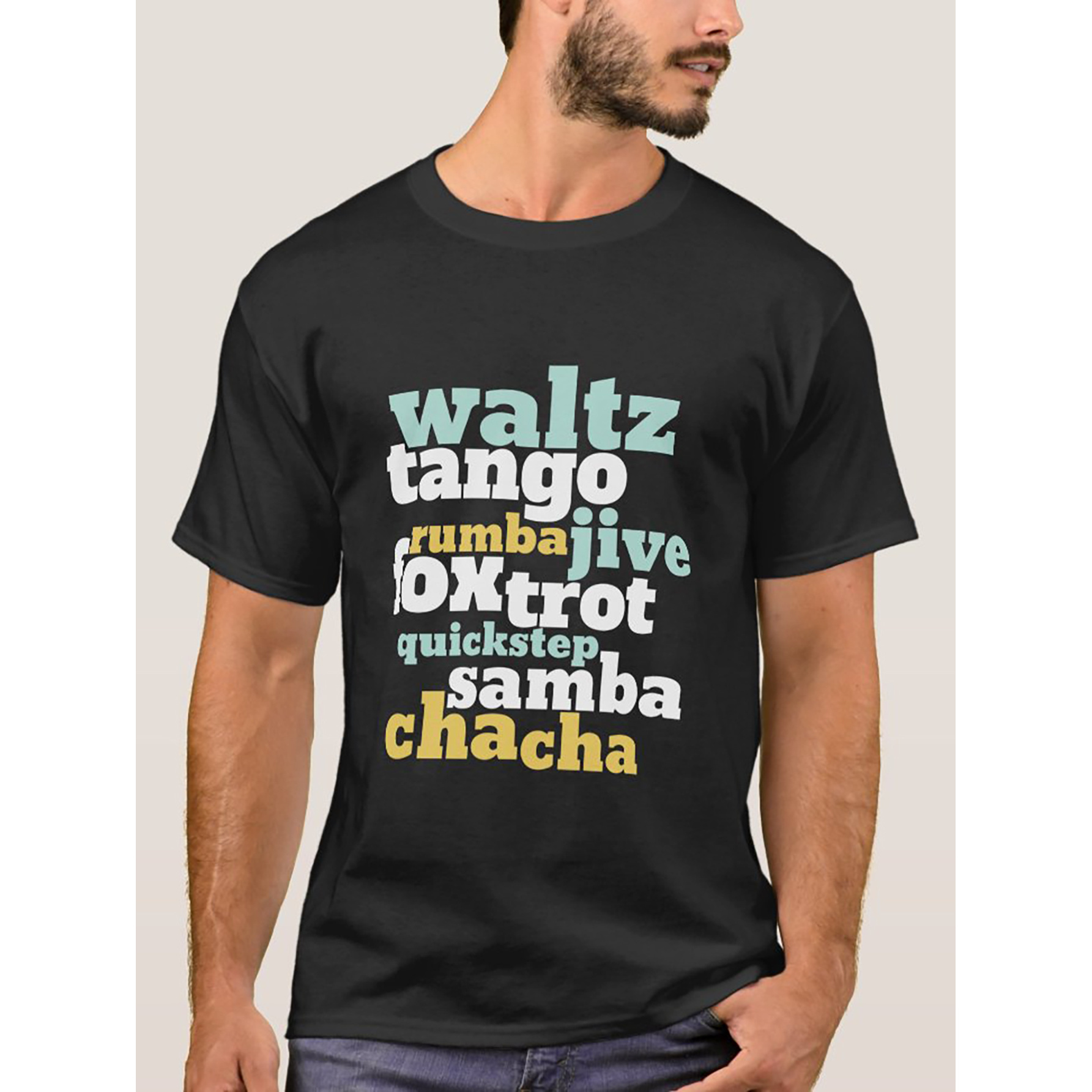 

Type Of Ballroom Dance Waltz Samba T-shirt