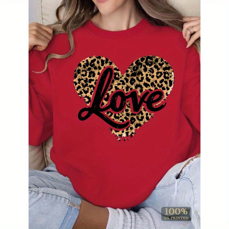 

Love Leopard 's Sweatshirt