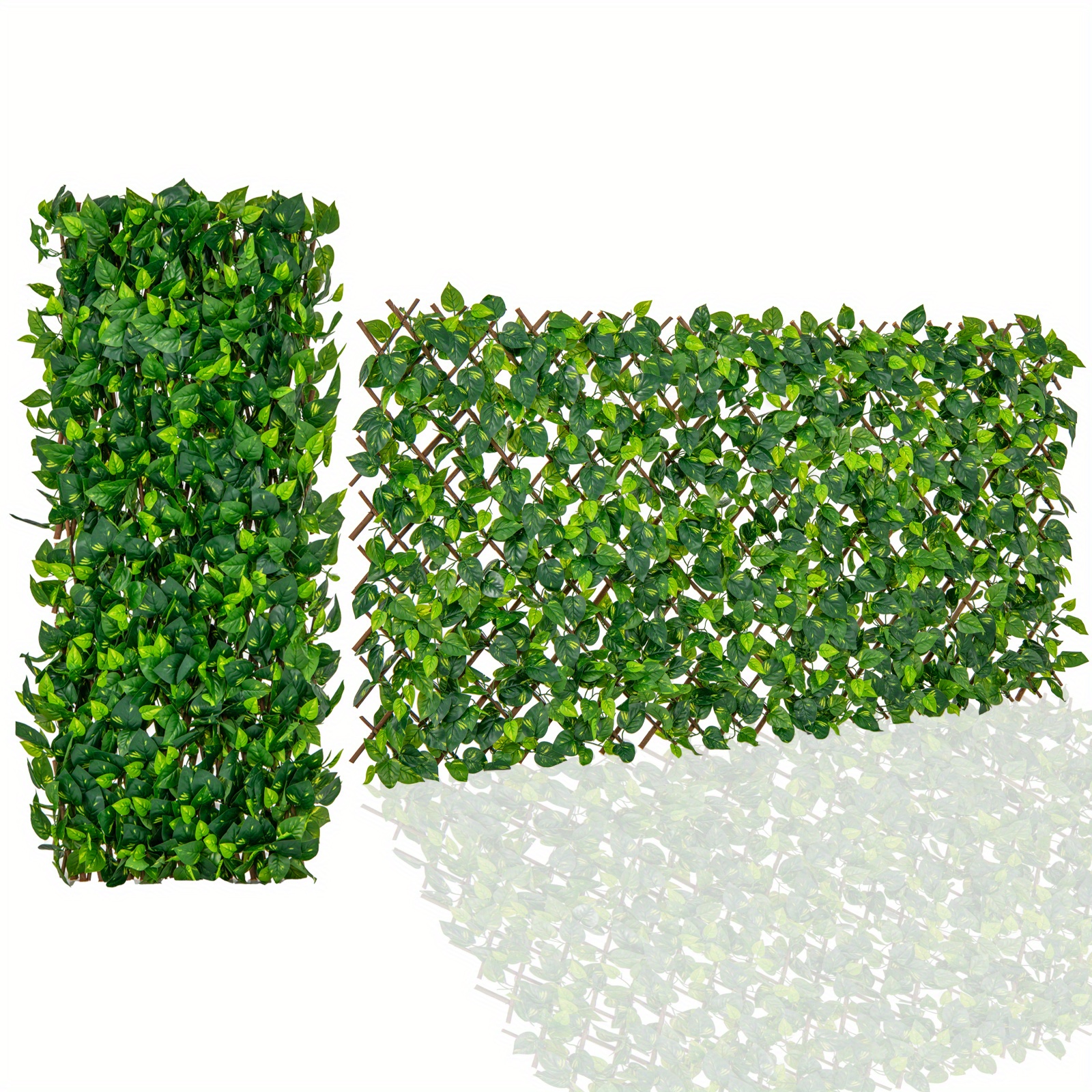 

Multigot Fence Privacy Screen, Decorative Faux Ivy Fencing Panel For Backdrop, Sun-protective Indoor Outdoor Artificial Hedge For Garden Balcony Home Wall Patio Decoration