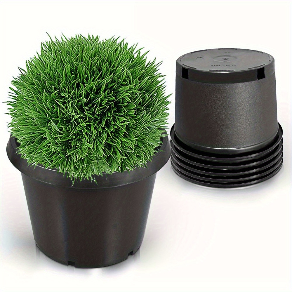 

5 25 Gallon Round Pot Seedling Container Planter Pots For Plants Vegetables For Planting Cutting Grafting Transplanting