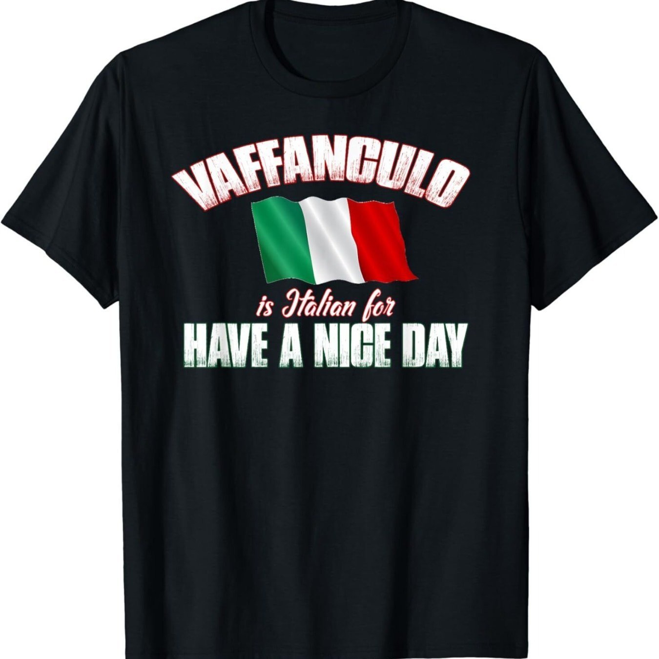 

Have A Nice Day T-shirt Fun Italian Letter Pattern Men's T-shirt Casual Sportswear Fashion Light Breathable Fashion