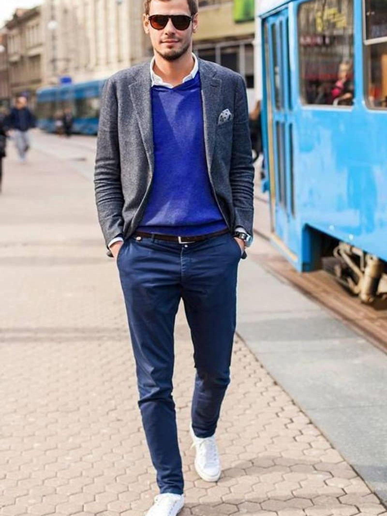 „ELESOL“ Vyrų Lengvas Megztinis su Apvalia Iškirpte - Minkštas Poliesterinis Megztinis Rudeniui/Žiemai, Kasdienis ir Šventinis, Vienaspalvis, Skalbiamas Mašinoje, Universalus Vyrų Megztinis | Apvalios Iškirptės Megztinis | Patogus Tinka