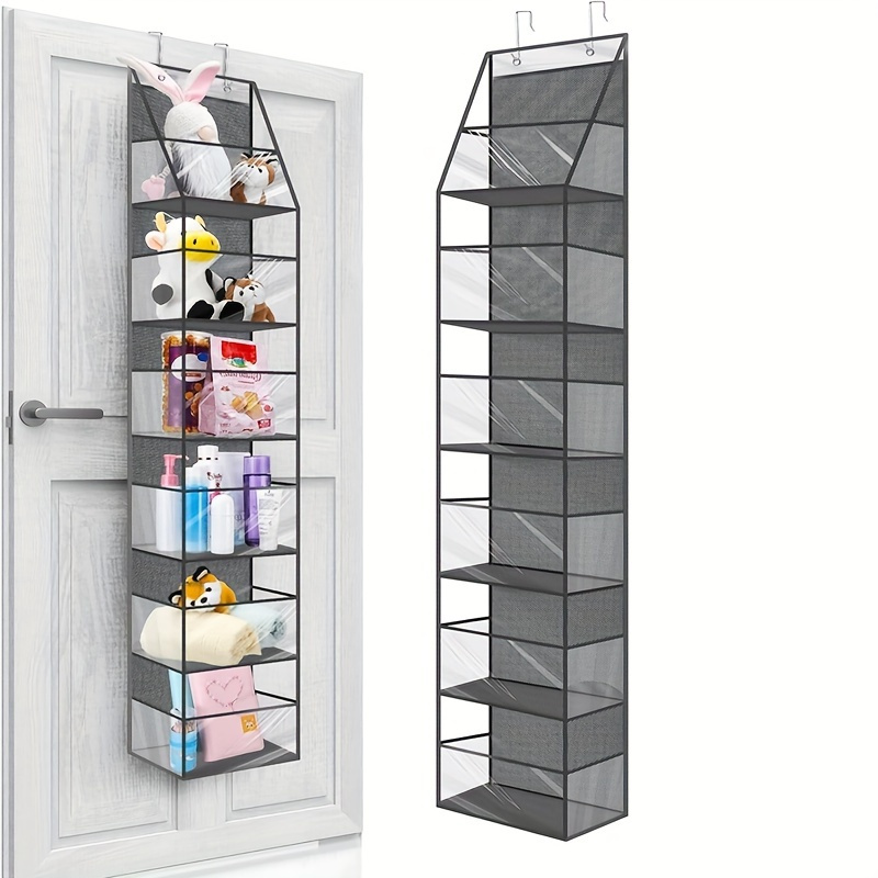 

6-pocket Over-the-door Hanging Organizer: Versatile Storage For Clothes, Toys, And Diapers - Suitable For Bathrooms, Storage Rooms, Bedrooms, And Nurseries