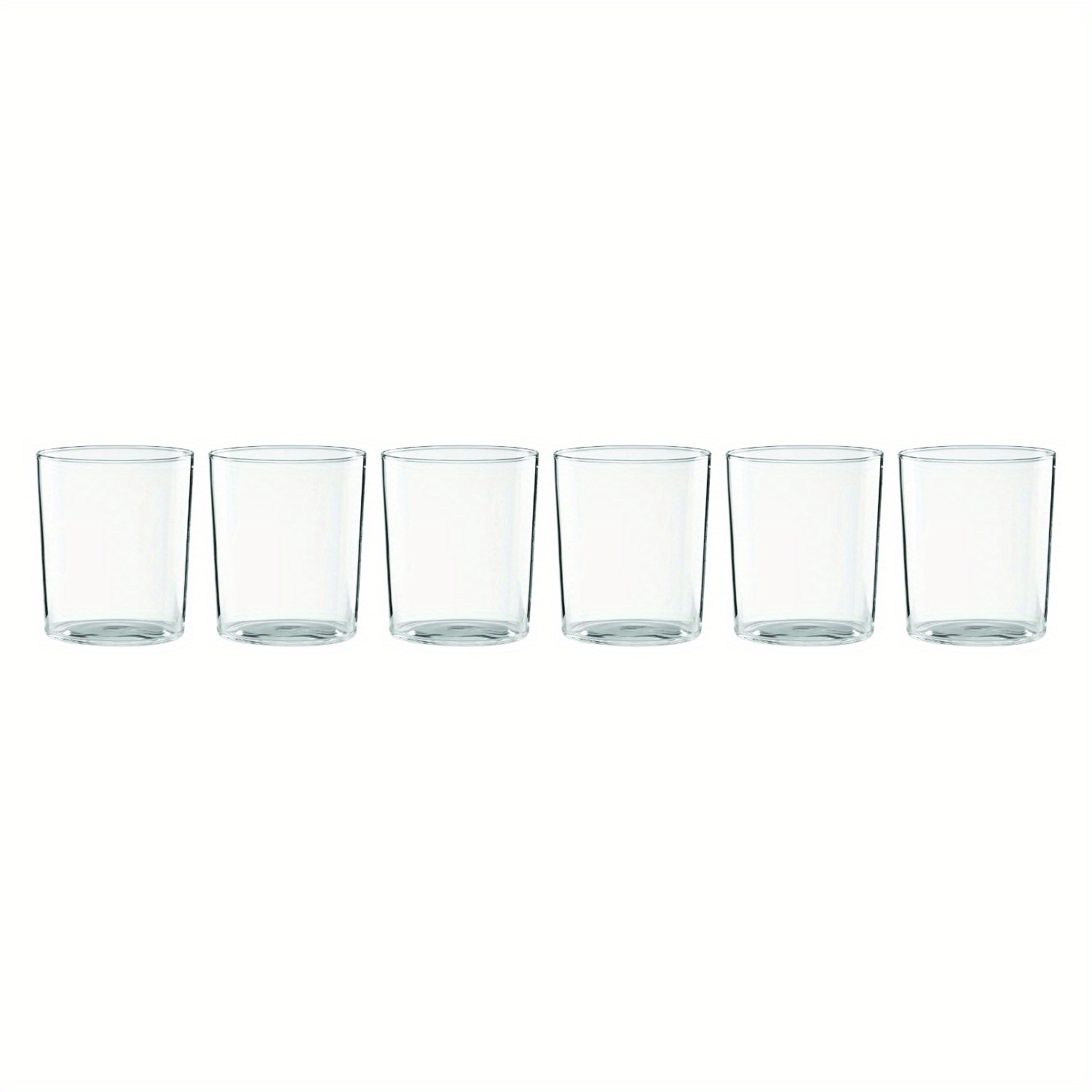 

16 Oz Clear Tall Glasses Set Of 6, 16oz