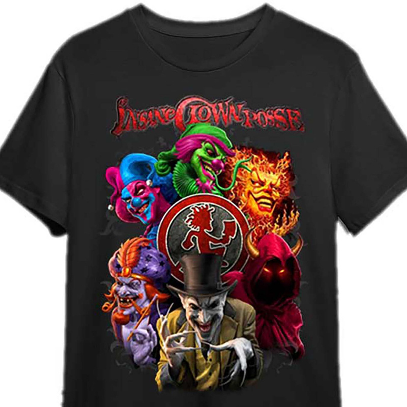 

Box Shirt, Vintage Icp Shirt Funny Men’s Short Sleeve Graphic T-shirt Collection Black