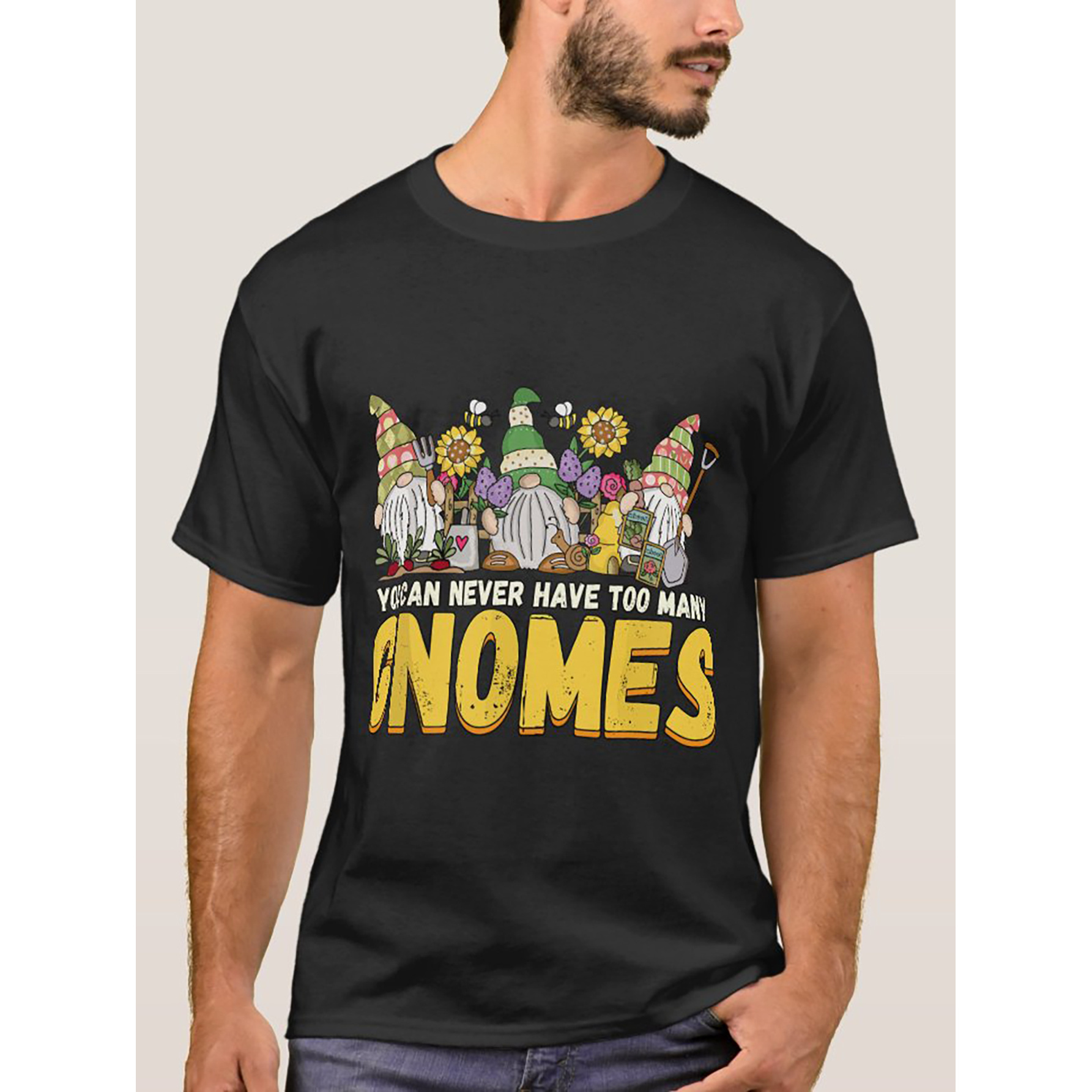 

Gardener You Can Never Have Too Many Gnomes Garden T-shirt