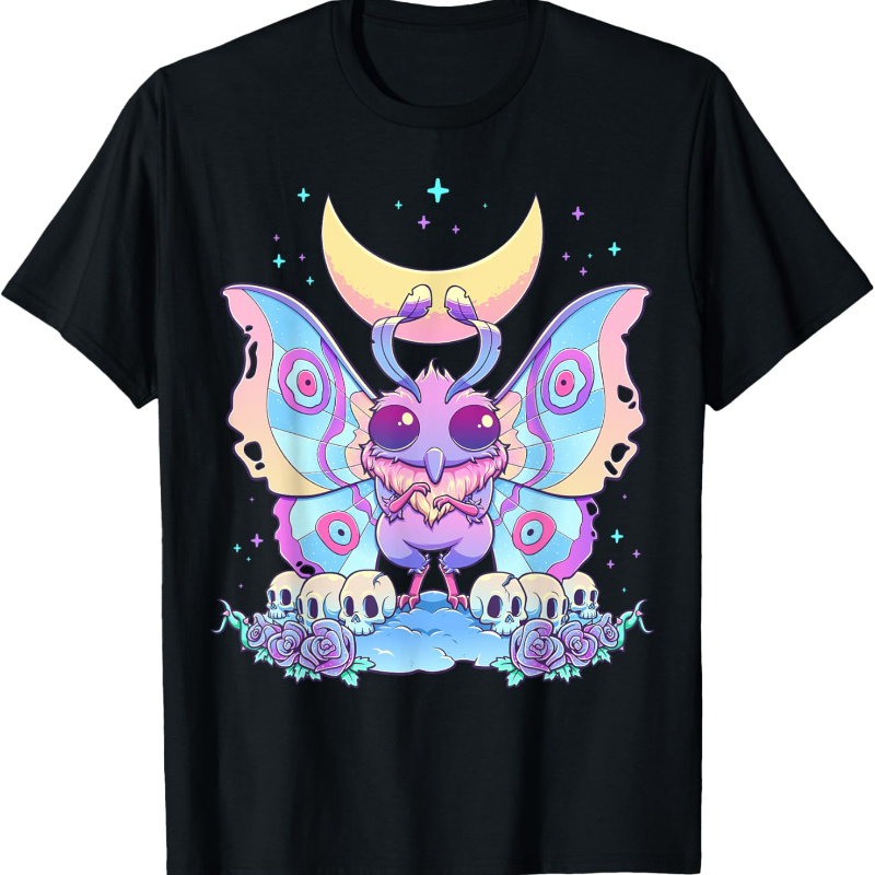 

Cute Creepy Mothman Monster Kawaii Occult Wiccan T-shirt