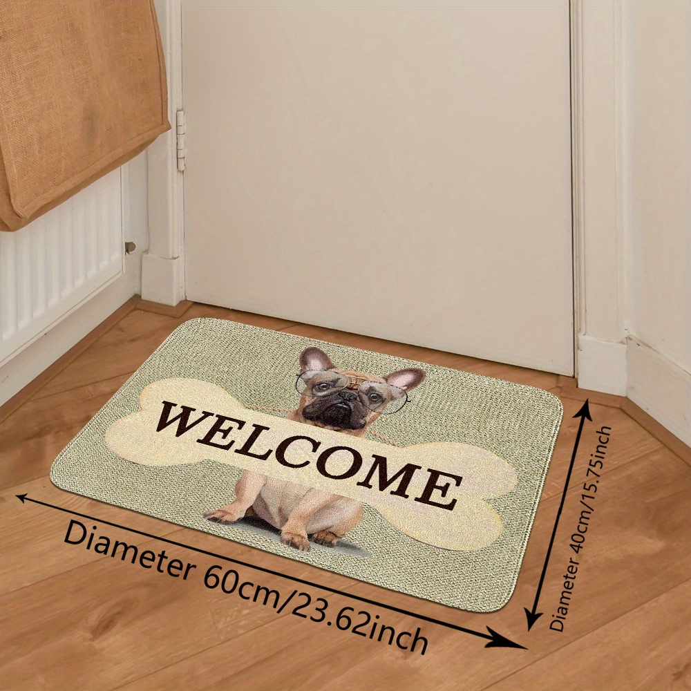 

Bull Terrier - Comfortable, Non-slip, Machine Washable Polyester Rug With Pvc Backing - Home Decor, 23.62"x15.75" Or 31.49"x19.69