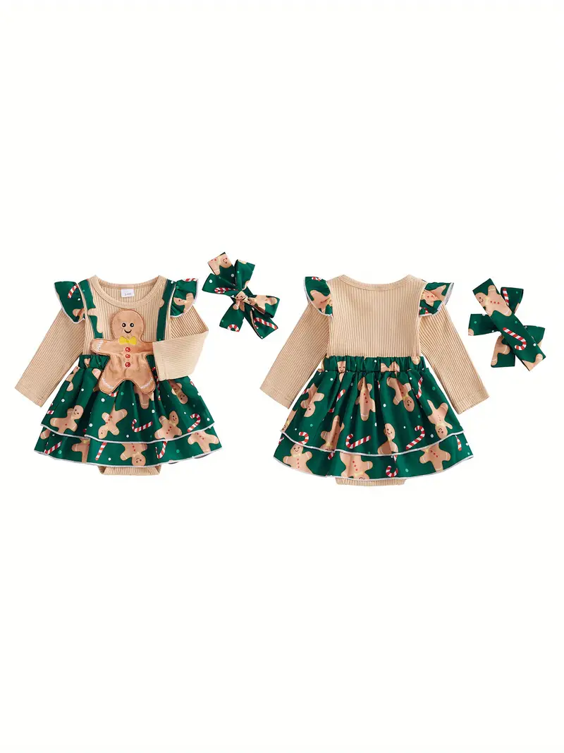2pcs festive baby girls christmas dress set long sleeve - Temu 2pcs festive baby girls christmas dress set long sleeve - Temu