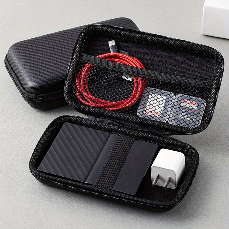 Data Cable Storage Bag Portable Mobile Phone Charger Protection Mobile Hard Disk Bag Folding Portable Min U Disk Storage Pocket