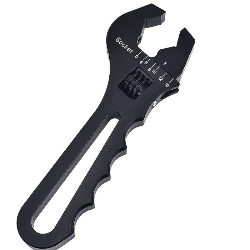 

Lightweight Aluminum Adjustable Wrench For Cars - An3-an16 Sizes, Durable T-6061 Alloy, Ideal For