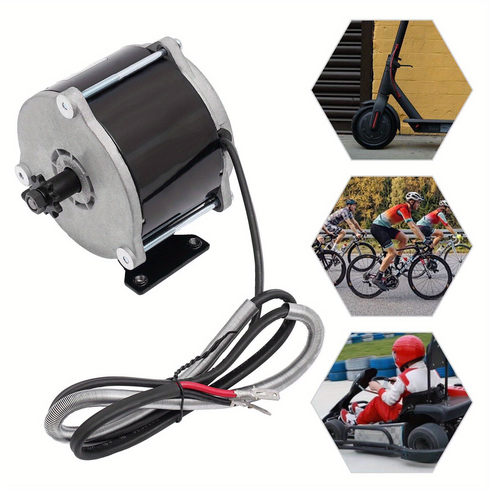 48V 3000W Brushless Motor Kit, Electric Bicycle Motor Kit With Controller & Foot Pedal Throttle Handlebars Lock Keys For Electric Motorcycles Gokarts Modified Bicycle Conversion