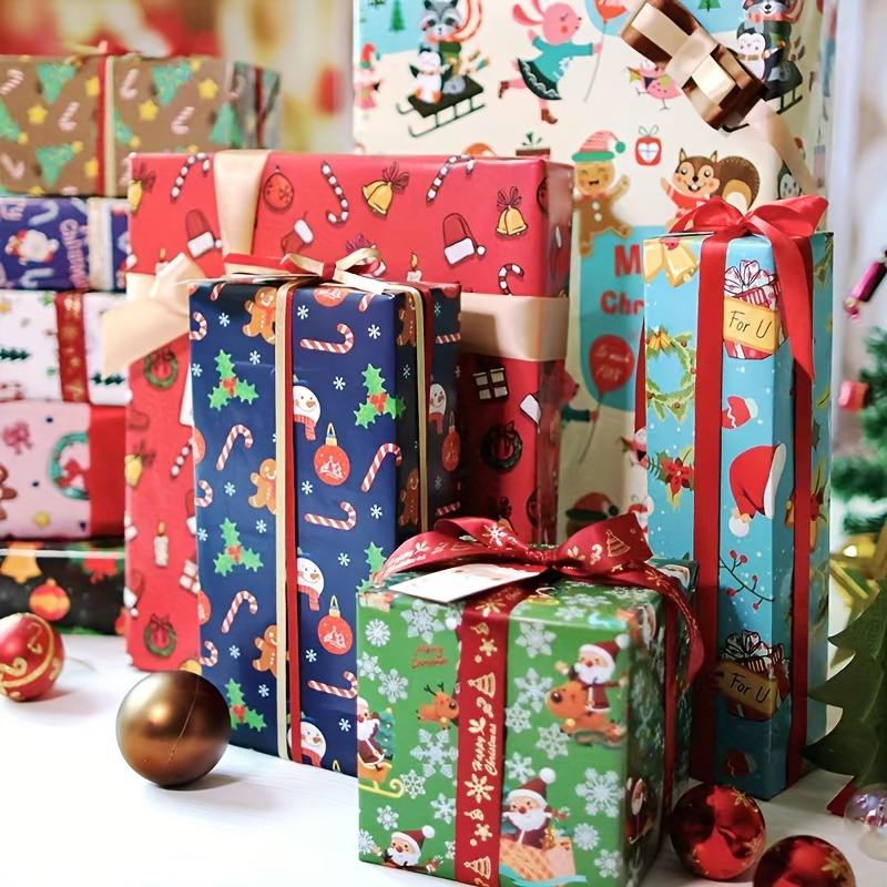 

Christmas Wrapping 10- - , Assorted & Christmas , Red// For Presentation