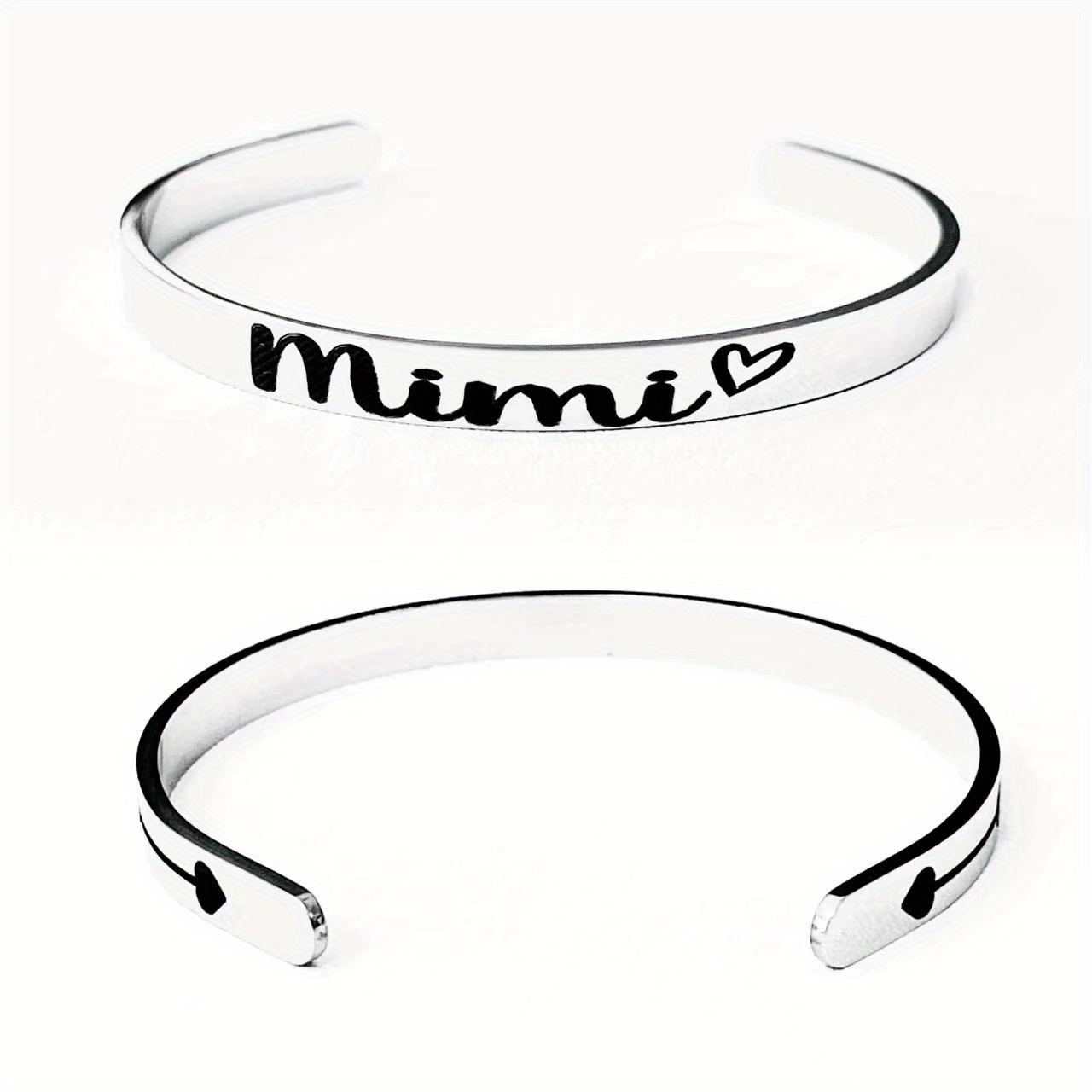 

Personalized Stainless Steel Mimi Bracelet: A Simple And Elegant Accessory, Perfect Gift For Any Occasion