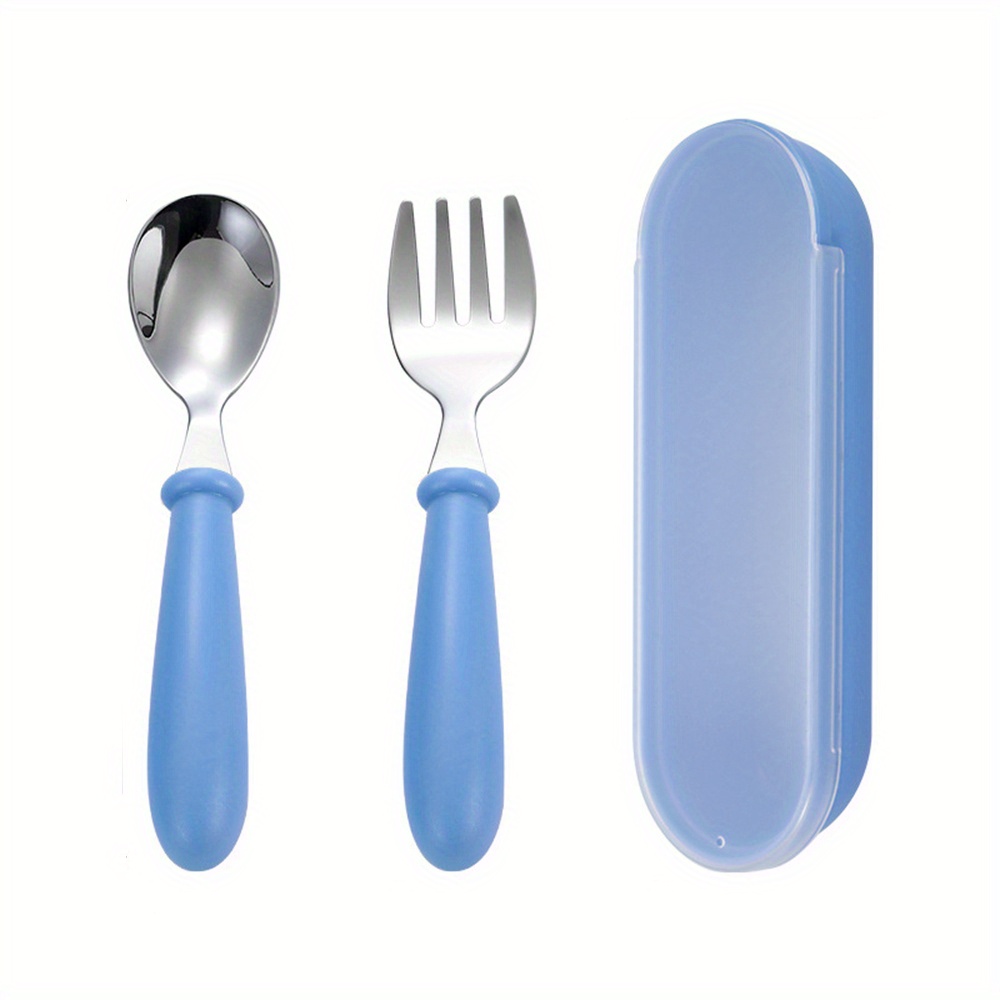 Image of Personalized Text Customization - Stylish Stainless Steel Cutlery Set With Storage Box - Durable Spoons And Forks, Perfect For Parties And Easter Gifts